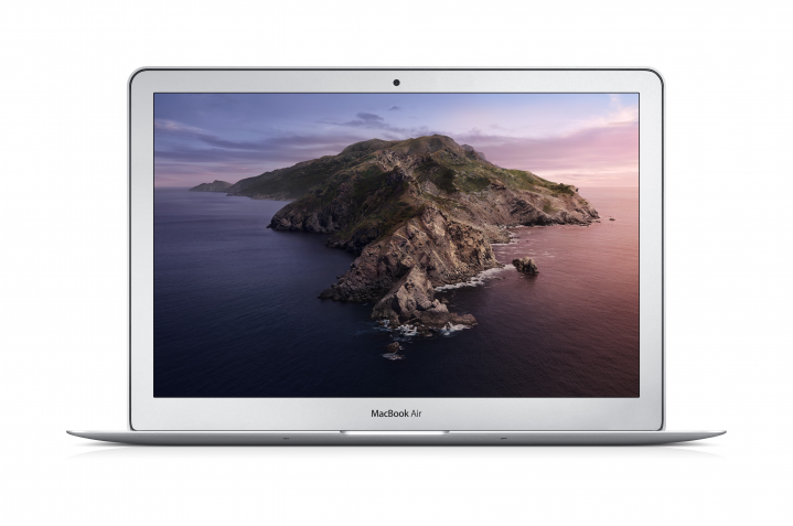 Laptop Apple MacBook Air srebrny - widok frontu