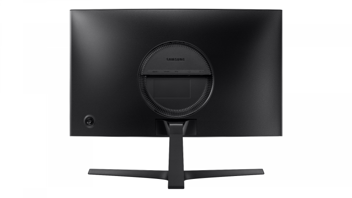 Monitor Samsung LC24RG50FZRXEN 24" Curved FHD 144Hz - widok z tyłu