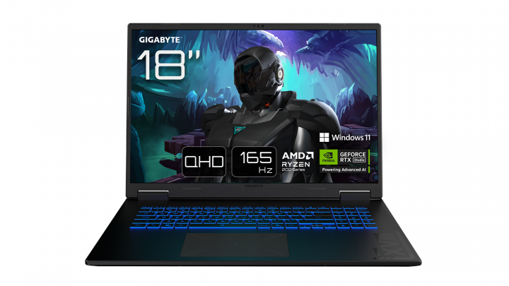 Laptop Gigabyte Gaming A18 AMD (RTX 50 Series) 1