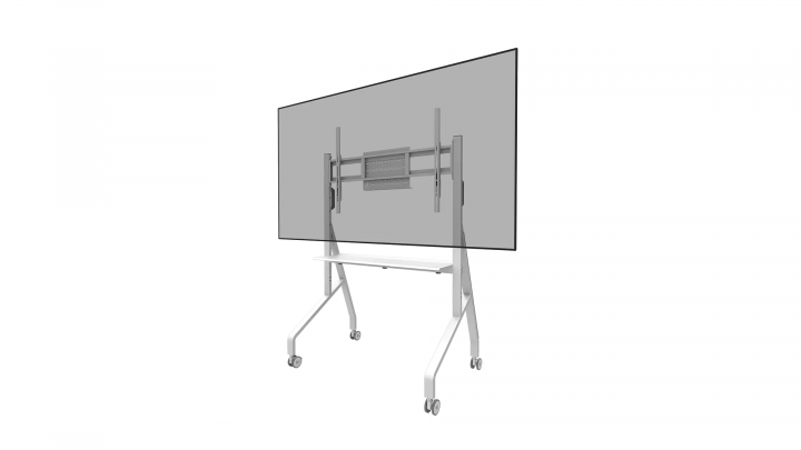 Stojak mobilny z półką Neomounts FL50-525WH1 od 55" do 86" 76KG 4