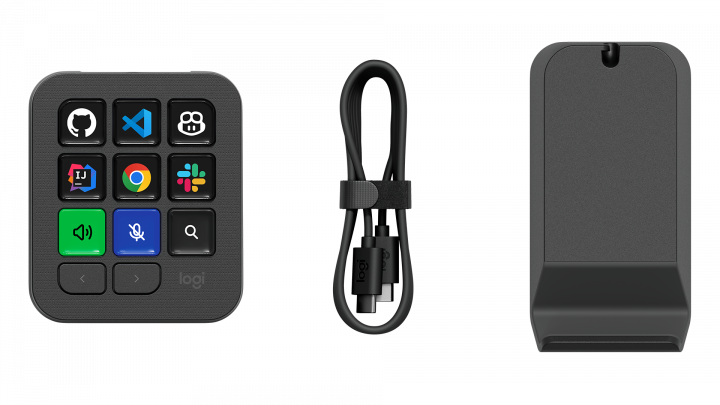 Klawiatura do sterowania AI dla programistów Logitech MX Keypad Grafitowy 920-013891