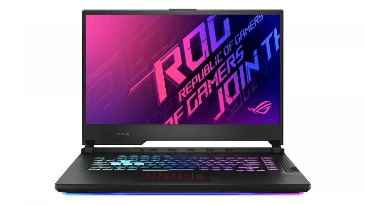 Laptop Asus ROG G512LV czarny - widok frontu
