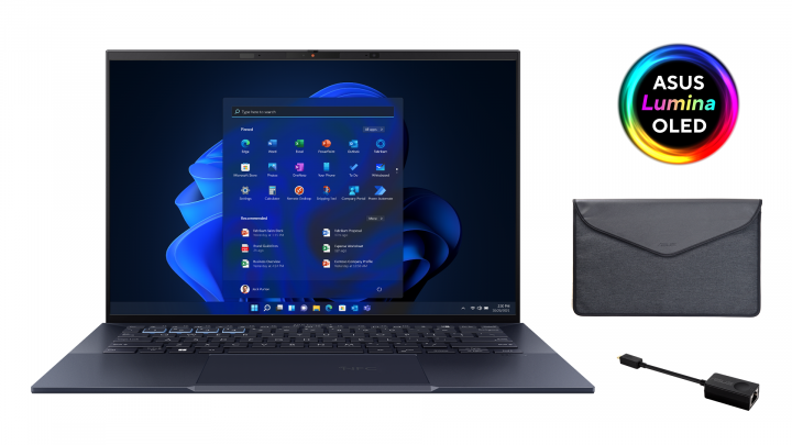 Laptop ASUS ExpertBook B9 B9403CVA OLED W11P Star Black (adapter+pokrowiec) 2