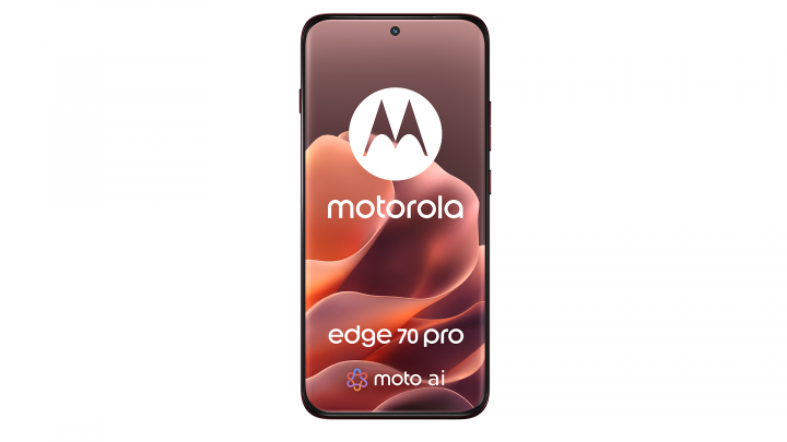 Smartfon Motorola edge 70 Pro bordowy 1