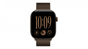 Smartwatch Apple Watch Series 12 GPS + Cellular koperta 42 mm z aluminium w kolorze ciemnego brązu, bransoleta mediolańska w kolorze ciemnego brązu - MKDK4MP/A