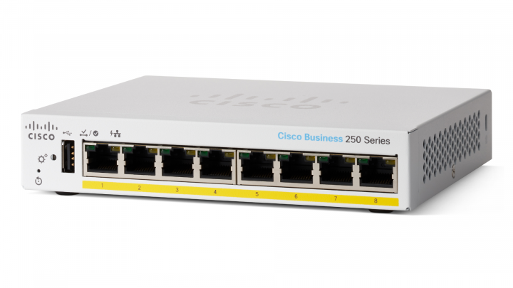Switch Cisco CBS250-8PP-D-EU