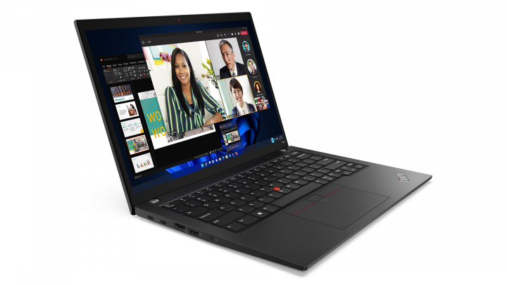ThinkPad T14s G3 W11P (AMD) - widok frontu lewej strony