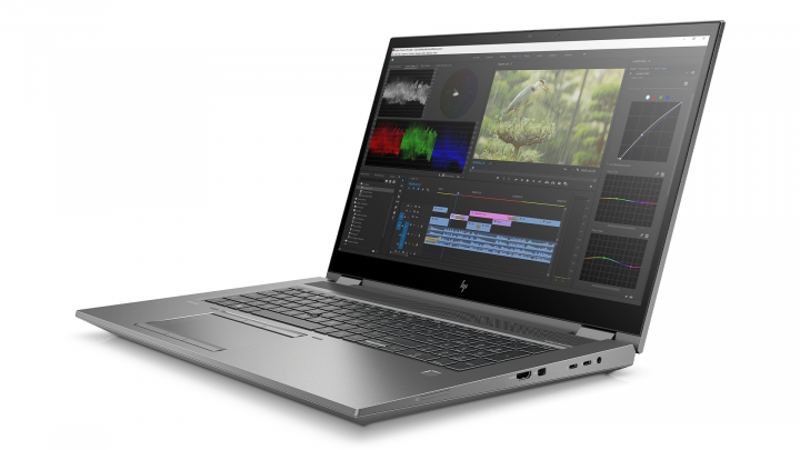 Mobilna stacja robocza HP ZBook Fury 17 G8 - widok frontu prawej strony