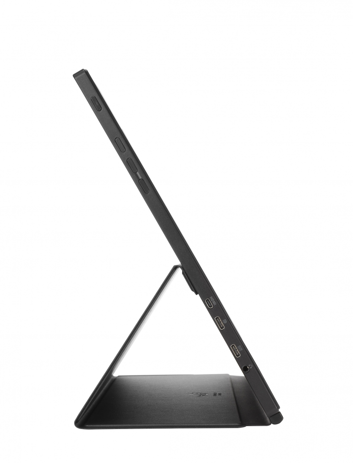 Monitor Asus XG17AHPE czarny - widok lewej strony