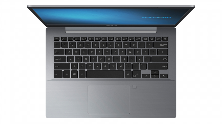 Laptop ASUSPRO P5440FA szary - widok z góry
