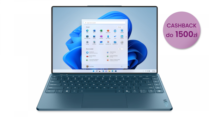 Laptop Lenovo Yoga Slim 9 14ILL10 W11H Tidal Teal Cashback 