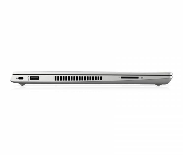 Laptop HP Probook 430 G7 srebrny - widok lewej strony