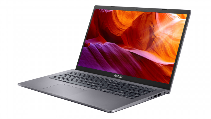 Laptop Asus VivoBook X509JA Slate Grey - widok frontu prawej strony
