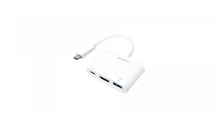 Adapter LogiLink USB-C - HDMI/USB-C/USB UA0258