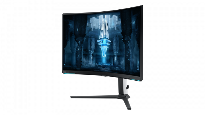 Odyssey Neo G8 LS32BG850NUXEN - widok frontu prawej strony