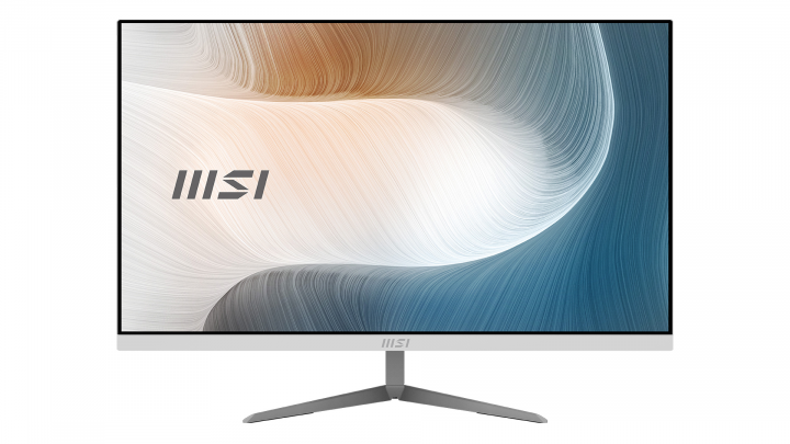 Komputer AiO MSI Modern AM271 biały - widok frontu