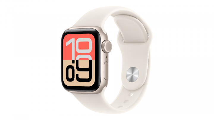 Smartwatch Apple Watch SE 3 GPS+Cellular koperta 40 mm z aluminium w kolorze księżycowej poświaty, pasek sportowy w kolorze księ 2