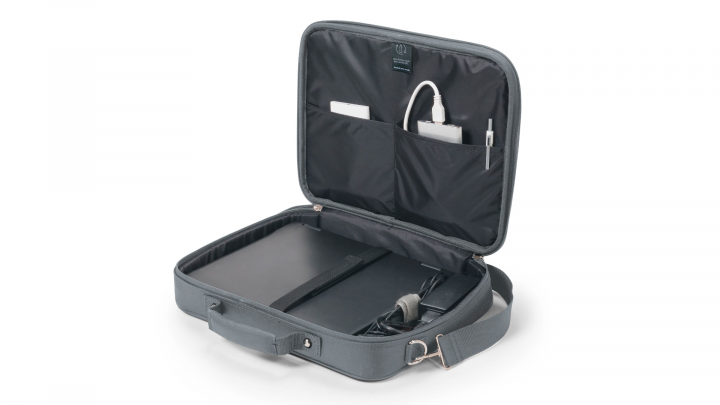 Torba do laptopa DICOTA Eco Multi BASE 173 D30915-RPET szara - otwarta2