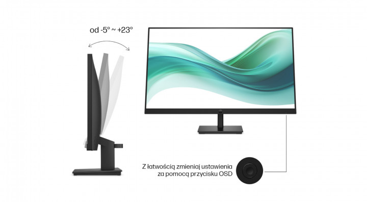 Monitor HP S3 Pro B0CG3UT ergonomia