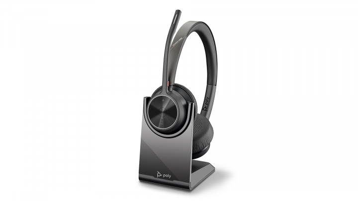 Sluchawki bezprzewodowe Poly Voyager 4320 UC Stereo Charge Stand USB-A