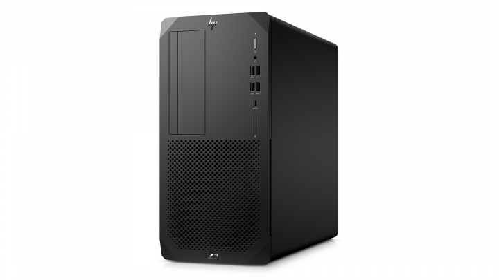 Stacja robocza HP Z2 Tower G5 czarny - widok frontu prawej strony