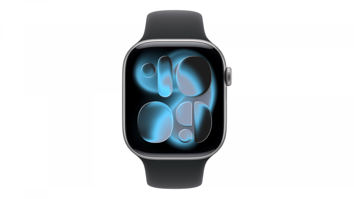 Smartwatch Apple Watch Series 11 GPS+Cellular koperta 46 mm z aluminium w kolorze gwiezdnej szarości, pasek sportowy w kolorze c