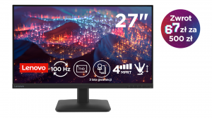 Monitor Lenovo L27-4e 27" FHD 100Hz 68CDKAC1EU