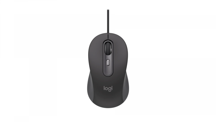 Mysz przewodowa Logitech Signature Wired M520 for Business grafitowa large 910-007511