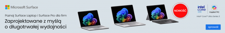 Baner kategorii - Nowości Surface - Poznaj Surface Laptop i Surface Pro dla firm - Zaprojektowane z myślą o długotrwałej wydajności 