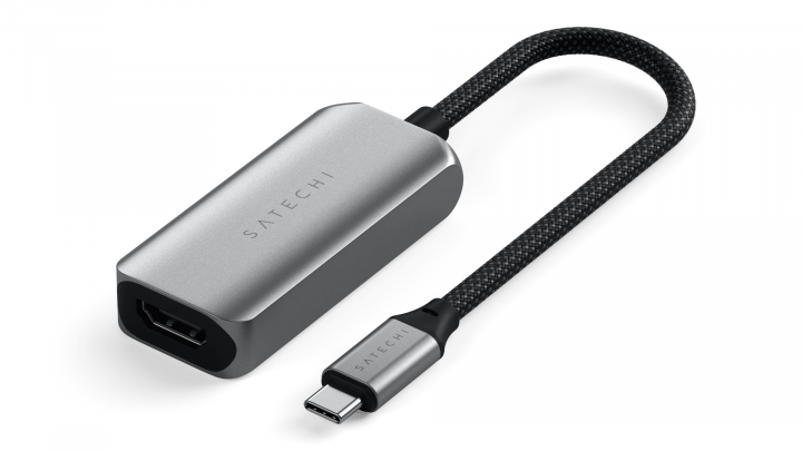 Adapter Satechi Single Port Adapter gwiezdna szarość - ST-AC8KHM 3