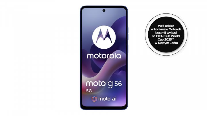 Smartfon Motorola moto g56 5G niebieski FIFA