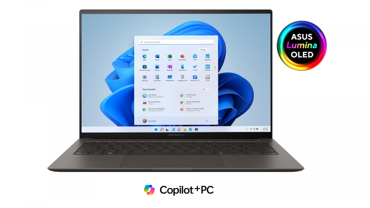 Laptop ASUS Zenbook S 14 OLED UX5406SA W11H Zumaia Gray Copilot 2