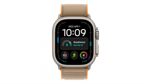 Smartwatch Apple Watch Ultra 4 GPS + Cellular, koperta 49 mm z tytanu w kolorze naturalnym, opaska Trail w kolorze piasek - rozmiar S/M - MJAJ4QP/A