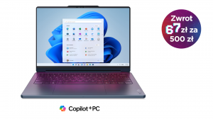Laptop 2w1 Lenovo Yoga 9 Aura Edition Gen 11 14IPH11 83SE001XPB Ultra 7 355 14" Touch 2.8k 120Hz OLED 32GB 512SSD W11 + Etui i rysik w zestawie