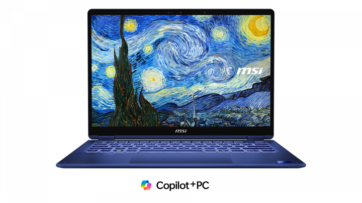 Laptop MSI Prestige 14 Flip AI+ The Starry Night Copilot
