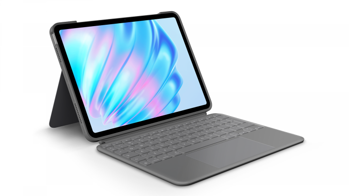 Etui Logitech Combo Touch z klawiaturą do iPad Air 11 M2 US Oxford szary