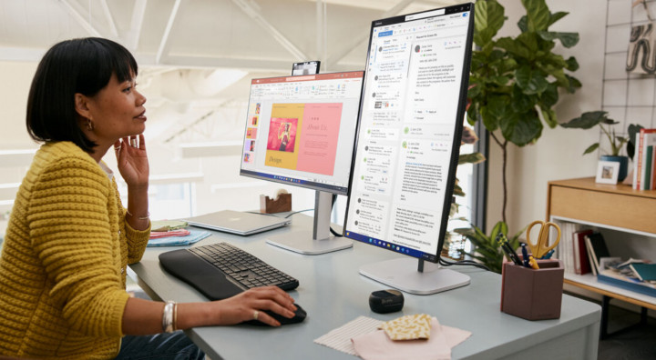 Monitor HP S5 Pro 9D9A7AA lifestyle pion