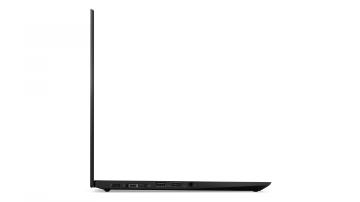 Laptop Lenovo ThinkPad T14s G1 czarny widok lewej strony