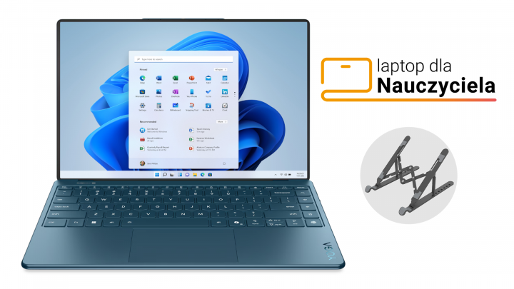 Laptop Lenovo Yoga Slim 9 14ILL10 W11H Tidal Teal BON podstawka orico