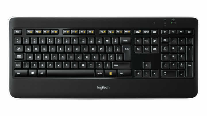 Klawiatura bezprzewodowa Logitech K800 czarna 920-002382