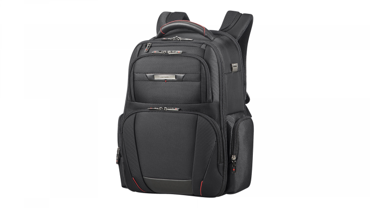 Plecak do laptopa Samsonite Pro-Dlx 5 156 CG7-09-009 czarny - przód front lewy