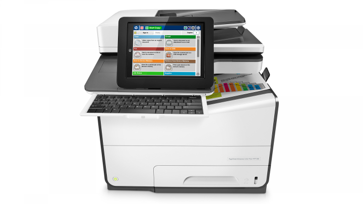 HP PageWide Enterprise Flow 586z - G1W41A - widok frontu