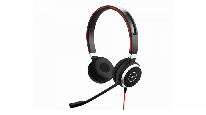 Zestaw słuchawkowy Jabra Evolve 40 Stereo - widok frontu prawej strony