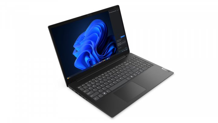 Laptop Lenovo V15 Gen 5 W11Pro czarny prawy przód