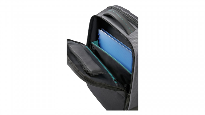 Plecak do laptopa Samsonite Qibyte 156 157845 czarny - przód otwarty
