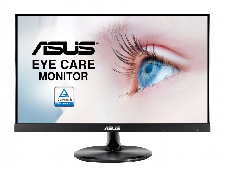 Monitor Asus VP229Q czarny - widok frontu