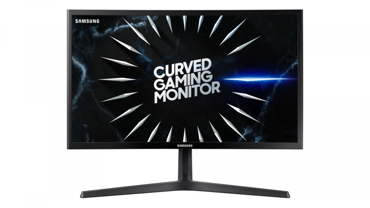 Monitor Samsung LC24RG50FZRXEN 24" Curved FHD 144Hz - widok frontu