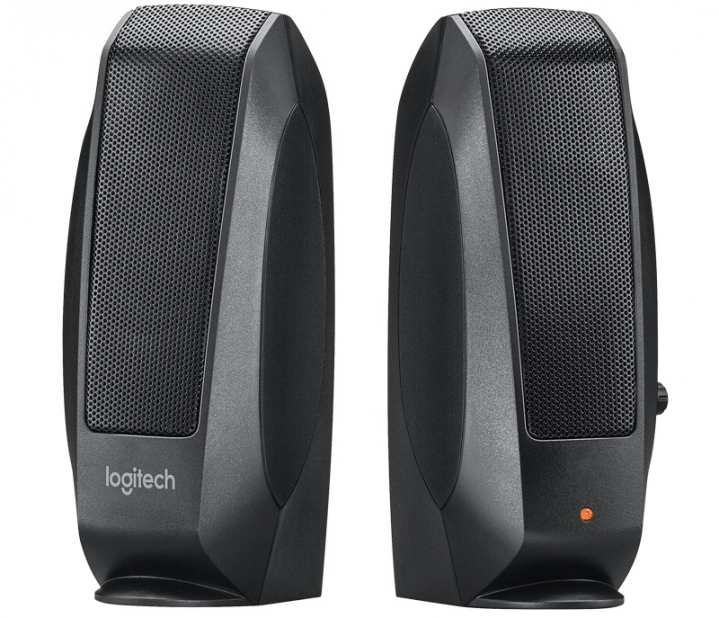 Głośniki Logitech S120 OEM 2.0 czarne 980-000010 - widok frontu v2