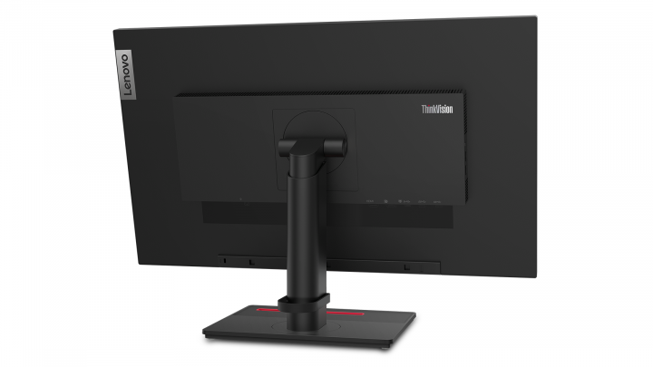 Monitor Lenovo ThinkVision T27h-2L 62B1GAT2EU - widok z tyłu prawej strony