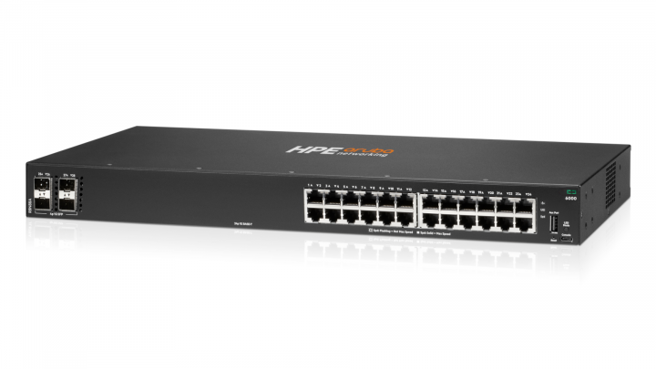 Switch HPE Aruba Networking CX 6000 R8N88A 24-port GE 4x1Gb SFP 3